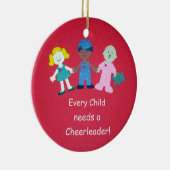 子供にはチアリーダーが必要だ！ セラミックオーナメント (右)