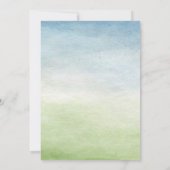 子供にぴったりな猫の誕生日 招待状 (裏面)