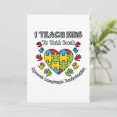 子供に反論を教える スピーチ ラングエージ セラピー サンキューカード (スタンド正面)