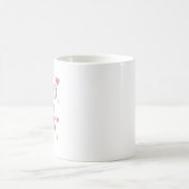 子供に愛されるマグカップ | ピンクハートコーヒーカップ コーヒーマグカップ (中央)