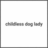 子供のいない犬の女性ミニマルモダンスおもしろい広場 シール (正面)