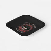 子供のいない猫好きの女性たちによるファシズム反対 ペーパープレート (傾斜あり)