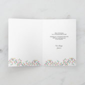 子供のおもしろい写真からお気に入りののメリークリスマス シーズンカード (内部)