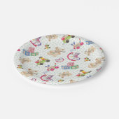 子供のおもちゃのパターン ペーパープレート (アングル)