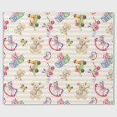 子供のおもちゃのラッピング紙 ラッピングペーパー (フラット)