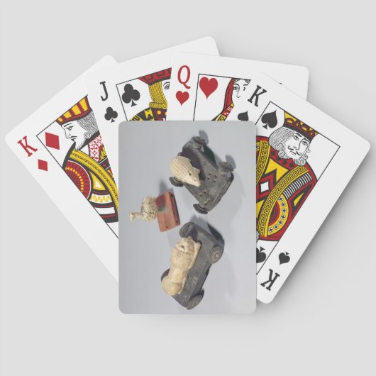 子供のおもちゃ:ハリネズミとライオンとハト トランプ (裏面)