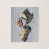 子供のおもちゃ: ハリネズミ、ライオンおよび鳩、Su ジグソーパズル (縦)