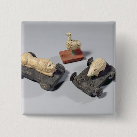 子供のおもちゃ: ハリネズミ、ライオンおよび鳩、Su 缶バッジ (正面)