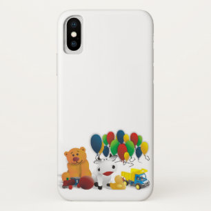 子供のおもちゃ iPhone X ケース