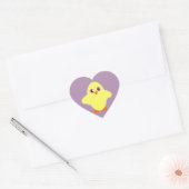 子供のかわいいベビーのひよこのギフトおよび衣類 ハートシール (封筒)