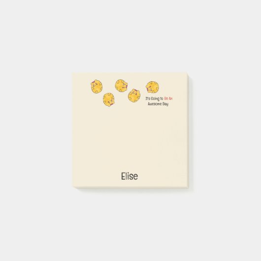 子供のためのかわいいハムスターの漫画名言 ポストイット (正面)