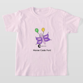 子供のためのアニメモールス符号! 文字D Tシャツ