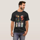 子供のためのアルファベット・フォニックスと形のアイデア 教育 Tシャツ (正面フル)