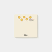 子供のためのキュートなハムスターの漫画名言、かわいい子供用ポストイット ポストイット (正面)