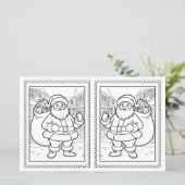 子供のためのクリスマスのぬりえシート (スタンド正面)