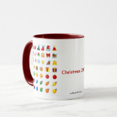 子供のためのクリスマスのマグ8 マグカップ (正面左)