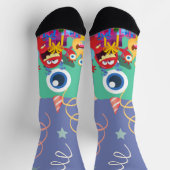 子供のためのクリスマスの誕生日パーティー ソックス (上部)