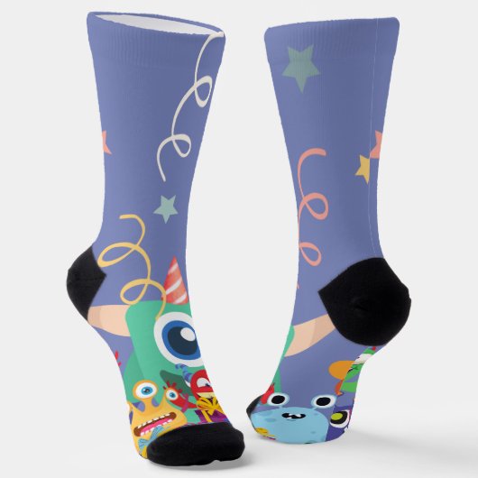 子供のためのクリスマスの誕生日パーティー ソックス (傾斜あり)