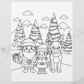 子供のためのサンタからのお手紙(名前入れ) (裏面)