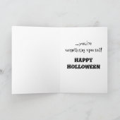 子供のためのハロウィンカード カード (内部)