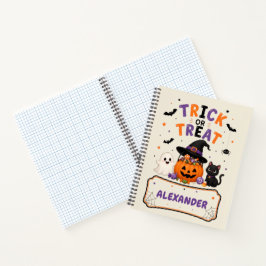 子供のためのハロウィーン名前ノート ノートブック
