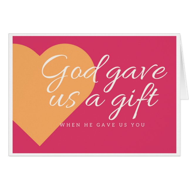 子供のためのバレンタインデーカード (正面横)