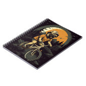 子供のためのパグ自転車漫画 ノートブック (左側)