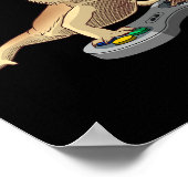 子供のためのヒゲドラゴン設計 ペットビデオゲームをプレイ ポスター (角)