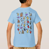 子供のためのモールス信号のカートゥーン! イニシャルA "H" Tシャツ (裏面)