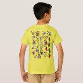 子供のためのモールス信号のカートゥーン! 文字"G" Tシャツ (裏面フル)