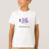 子供のためのモールス信号のカートゥーン! 文字E Tシャツ (正面)