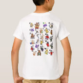 子供のためのモールス信号！イニシャルA Tシャツ (裏面)