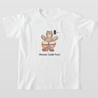 子供のためのモールス信号!イニシャルB Tシャツ