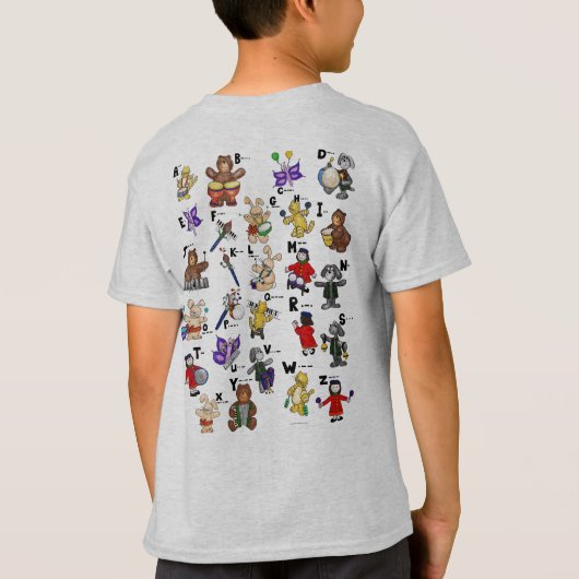 子供のためのモールス信号!イニシャルD Tシャツ (裏面)
