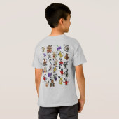 子供のためのモールス信号!イニシャルD Tシャツ (裏面フル)