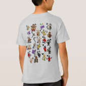 子供のためのモールス信号！ 文字"F" Tシャツ (裏面)