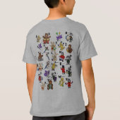 子供のためのモールス信号！ 文字"I" Tシャツ (裏面)