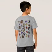 子供のためのモールス信号！ 文字"I" Tシャツ (裏面フル)