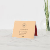 子供のための企業のホリデーカード - 2025 シーズンカード (裏面)