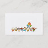 子供のための名刺 名刺 (裏面)