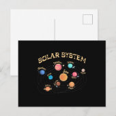 子供のための太陽系惑星の知識 外宇宙 ポストカード (正面/裏面)