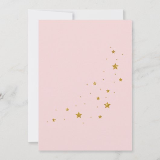 子供のための妖精をテーマにしたパーティーの招待状 招待状 (裏面)