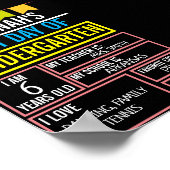 子供のための学校最後の日チョークボード 女の子 男の子 ポスター (角)