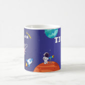 子供のための宇宙誕生日ギフト宇宙飛行士マグカップ コーヒーマグカップ (中央)