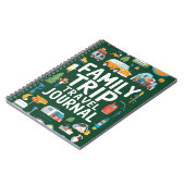 子供のための家族旅行トラベルジャーナル ノートブック (左側)