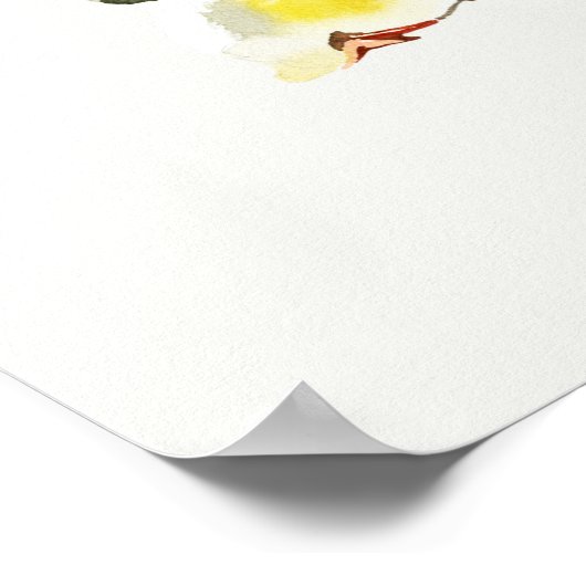 子供のための就寝時のシェマ・イスラエル - 動物たちと一緒に ポスター (角)