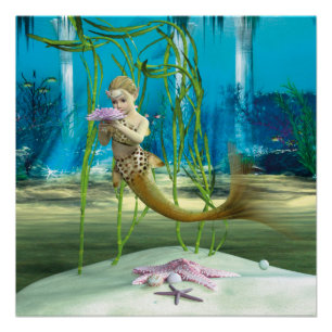 子供のための幻想的な人魚の世界 ポスター
