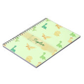 子供のための恐竜ノートブック - 楽しいジュラシックジャーナル ノートブック (左側)