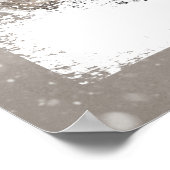 子供のための愛らしい水彩森林動物アート ポスター (角)