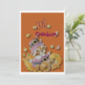 子供のための感謝祭の特別なカード シーズンカード (スタンド正面)